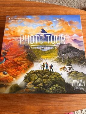Photo Tour board game kickstarter version with deluxe premium components